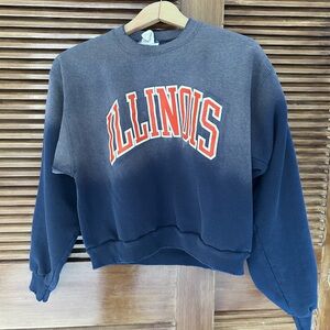 🎓ISMBS Illini UIUC Illinois distressed sweatshirt